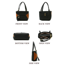 Load image into Gallery viewer, Double Zip Double Color Front Zip Ladies Mini Hand Bag - myStore20202019
