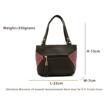 Load image into Gallery viewer, Double Zip Double Color Front Zip Ladies Mini Hand Bag - myStore20202019
