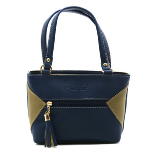 Double Zip Double Color Front Zip Ladies Mini Hand Bag - myStore20202019