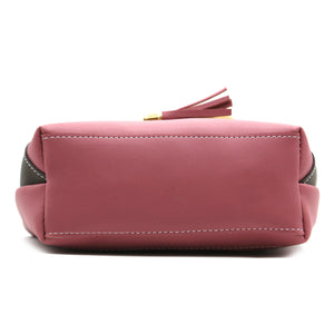 Double Zip Double Color Front Zip Ladies Mini Hand Bag - myStore20202019