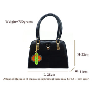 Double Zip Double Heart Fitting Jelly Ladies HandBag - myStore20202019