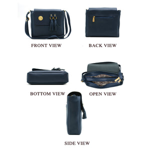 Double Zip Double Jhumkha Women Sling Bag - myStore20202019
