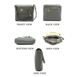 Double Zip Double Jhumkha Women Sling Bag - myStore20202019