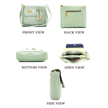 Load image into Gallery viewer, Double Zip Double Jhumkha Women Sling Bag - myStore20202019
