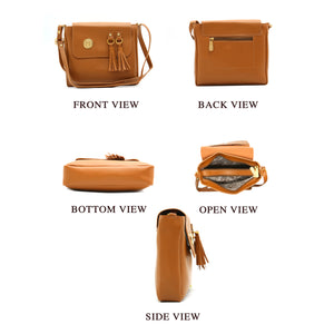 Double Zip Double Jhumkha Women Sling Bag - myStore20202019