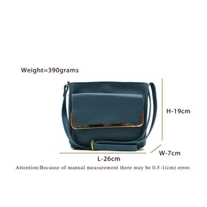 DoubBagle Zip Flap Frame Plain Women Sling - myStore20202019