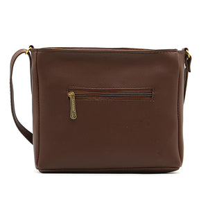 DoubBagle Zip Flap Frame Plain Women Sling - myStore20202019