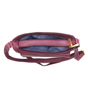 DoubBagle Zip Flap Frame Plain Women Sling - myStore20202019