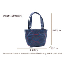 Load image into Gallery viewer, Double Zip Football Stitch Ladies Mini Hand Bag - myStore20202019
