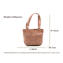 Load image into Gallery viewer, Double Zip Football Stitch Ladies Mini Hand Bag - myStore20202019
