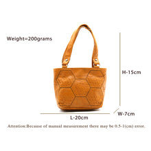 Load image into Gallery viewer, Double Zip Football Stitch Ladies Mini Hand Bag - myStore20202019
