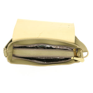 Double Zip Frame Bow Fitting Women Sling Bag - myStore20202019