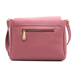 Double Zip Frame Bow Fitting Women Sling Bag - myStore20202019