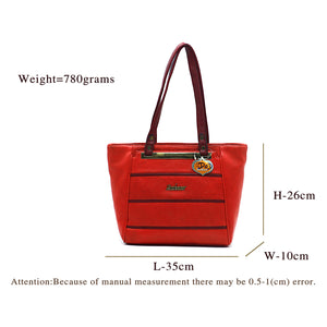 Double Zip Frame Mat Finish Ladies HandBag - myStore20202019