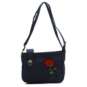 Double Zip Lock Flower Women Sling - myStore20202019