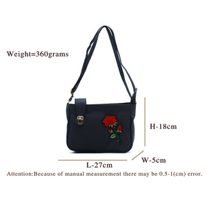 Double Zip Lock Flower Women Sling - myStore20202019