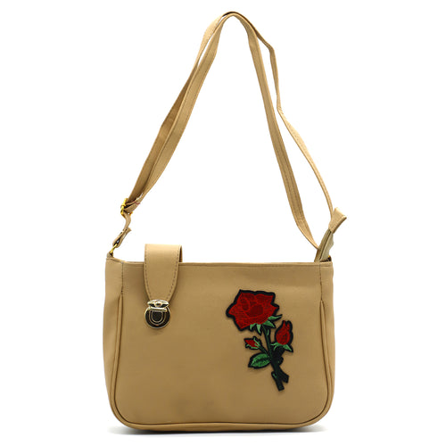 Double Zip Lock Flower Women Sling - myStore20202019