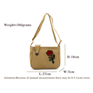 Double Zip Lock Flower Women Sling - myStore20202019