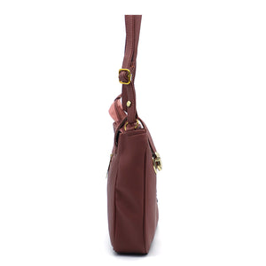 Double Zip Lock Flower Women Sling - myStore20202019