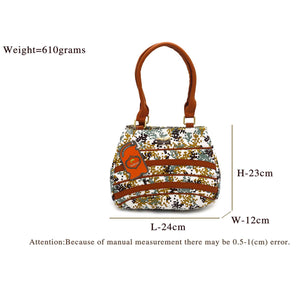 Double Zip Multicolor Ladies Hand Bag - myStore20202019