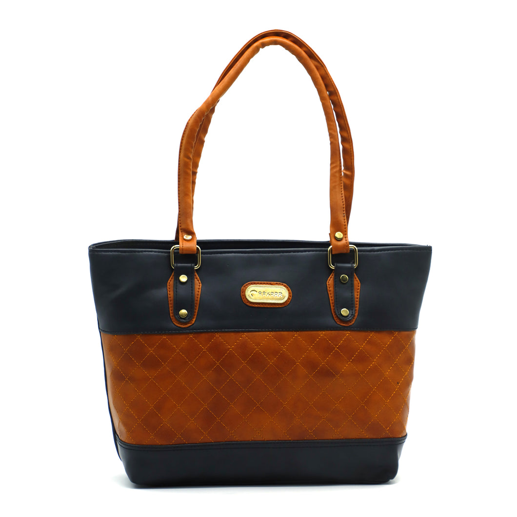 Double Zip Quilled Women HandBag - myStore20202019