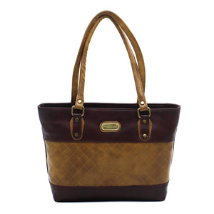 Double Zip Quilled Women HandBag - myStore20202019