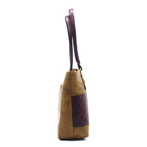 Double Zip Quilled Women HandBag - myStore20202019