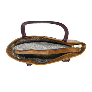 Double Zip Quilled Women HandBag - myStore20202019