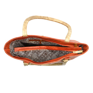 Double Zip Quilled Women HandBag - myStore20202019