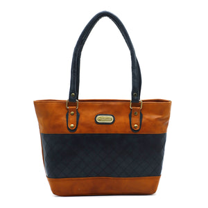 Double Zip Quilled Women HandBag - myStore20202019