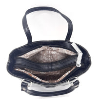 Load image into Gallery viewer, Double Zip Shine Finish Mini Hand Bag - myStore20202019
