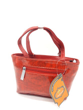 Load image into Gallery viewer, Double Zip Shine Finish Mini Hand Bag - myStore20202019
