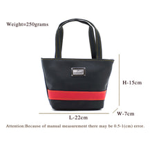 Load image into Gallery viewer, Double Zip Single Stripe Ladies Mini HandBag - myStore20202019
