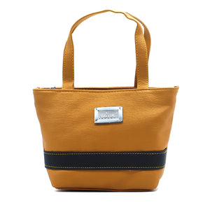 Double Zip Single Stripe Ladies Mini HandBag - myStore20202019