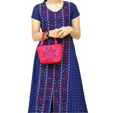 Load image into Gallery viewer, Double Zip Star Cutwork Ladies Mini HandBag - myStore20202019
