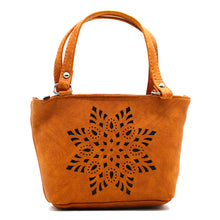 Load image into Gallery viewer, Double Zip Star Cutwork Ladies Mini HandBag - myStore20202019
