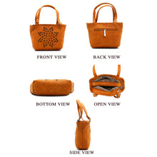Load image into Gallery viewer, Double Zip Star Cutwork Ladies Mini HandBag - myStore20202019
