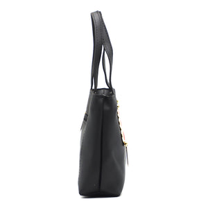 Double Zip Three Circle Fitting Ladies Mini Hand Bag - myStore20202019