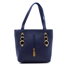 Load image into Gallery viewer, Double Zip Three Circle Fitting Ladies Mini Hand Bag - myStore20202019
