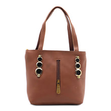 Load image into Gallery viewer, Double Zip Three Circle Fitting Ladies Mini Hand Bag - myStore20202019
