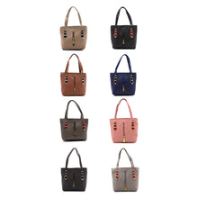 Load image into Gallery viewer, Double Zip Three Circle Fitting Ladies Mini Hand Bag - myStore20202019
