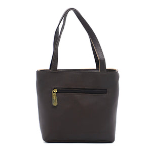 Double Zip Three Circle Fitting Ladies Mini Hand Bag - myStore20202019