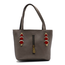 Load image into Gallery viewer, Double Zip Three Circle Fitting Ladies Mini Hand Bag - myStore20202019
