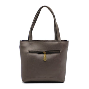 Double Zip Three Circle Fitting Ladies Mini Hand Bag - myStore20202019