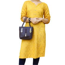 Load image into Gallery viewer, Double Zip Three Circle Fitting Ladies Mini Hand Bag - myStore20202019
