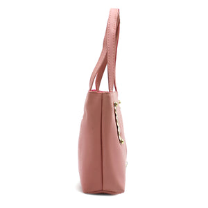 Double Zip Three Circle Fitting Ladies Mini Hand Bag - myStore20202019