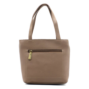 Double Zip Three Circle Fitting Ladies Mini Hand Bag - myStore20202019