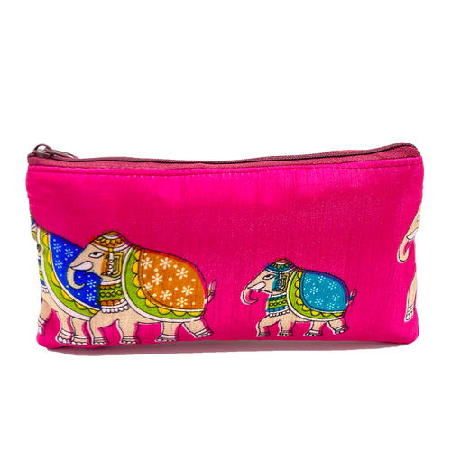 Elephant Print Ladies Hand Pouch - myStore20202019