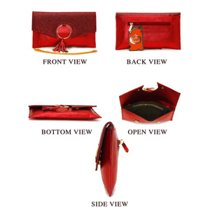 Envelope Bangle Jhumka Fitting Ladies Clutch - myStore20202019