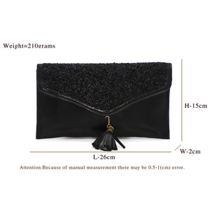 Envelope Designer Jhumka Fitting Ladies Clutch - myStore20202019
